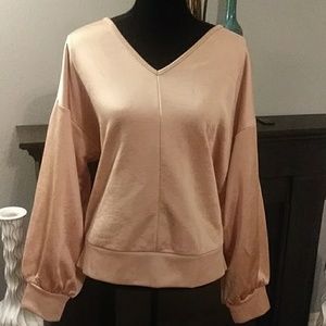 Express One Eleven V-Neck Sweatshirt